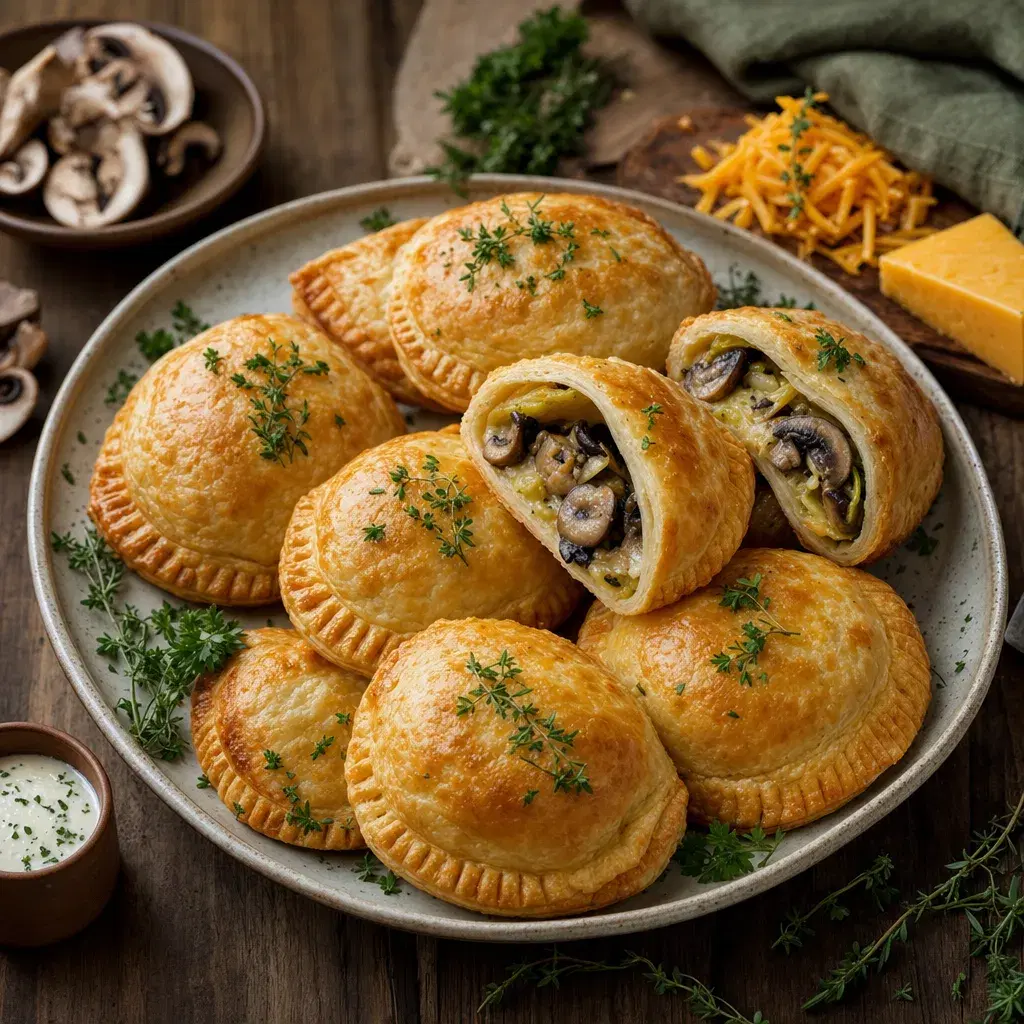 Mushroom Leek Trail Hand Pies recipe combo
