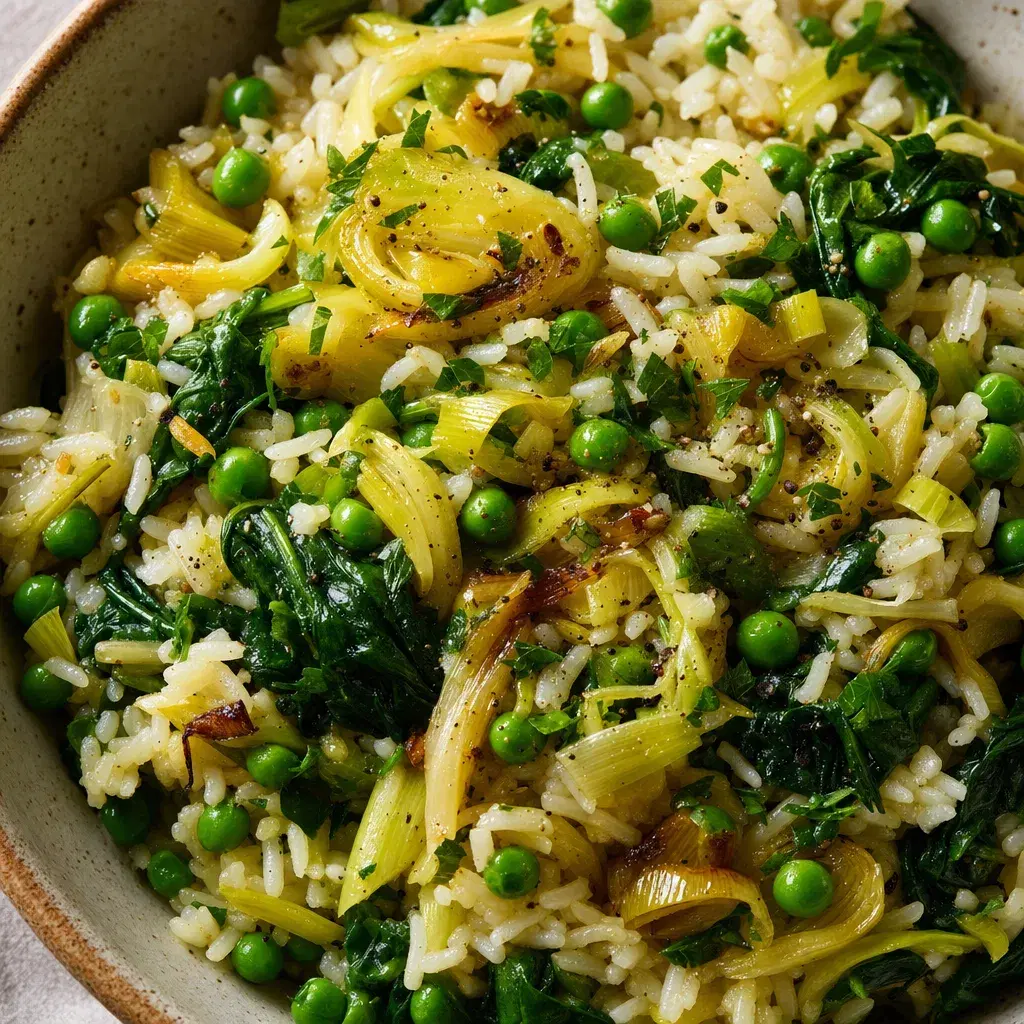 Pea Leek Rice Pantry Bowl recipe combo