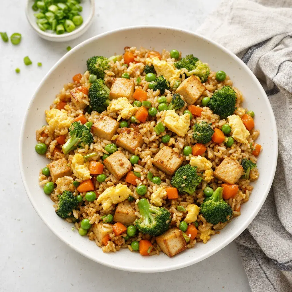 Tofu Broccoli Fried Rice recipe combo