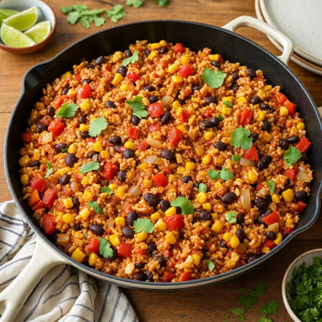 Black Bean Taco Rice Skillet recipe combo
