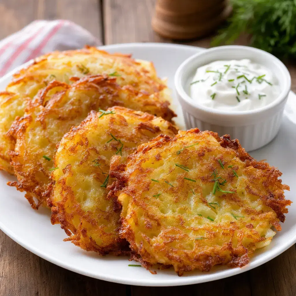 Draniki Potato Pancakes recipe combo