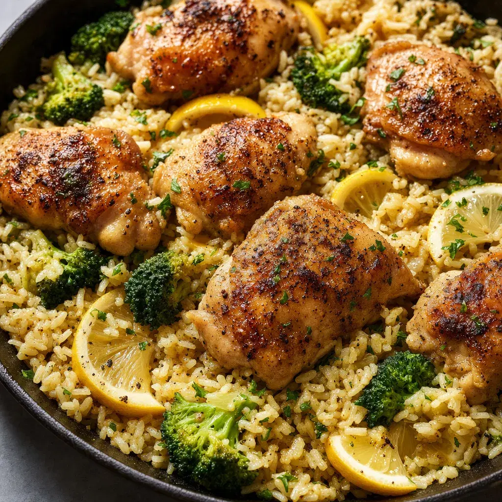 Lemon Chicken Rice Skillet recipe combo