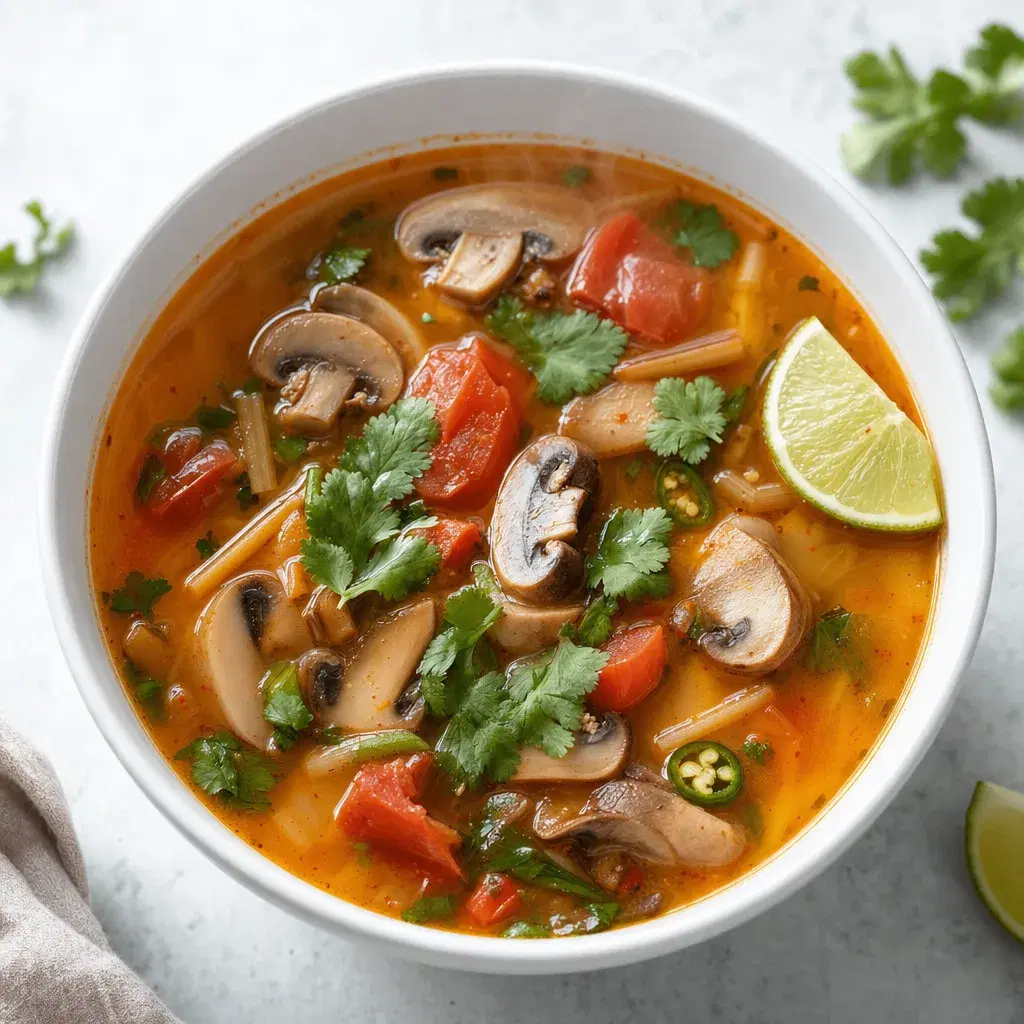 Tom Yum Vegetable Soup recipe combo