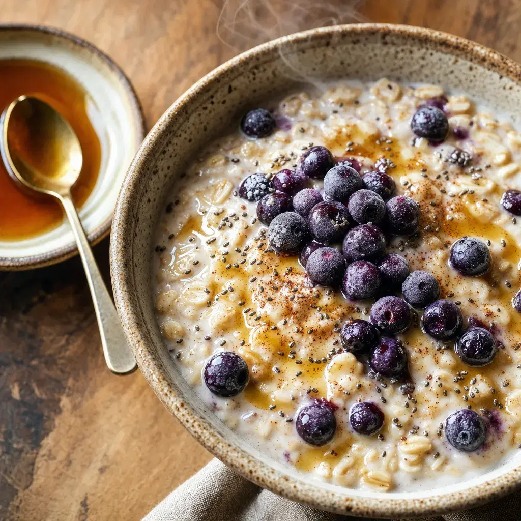 Maine Blueberry-Maple Overnight Oats