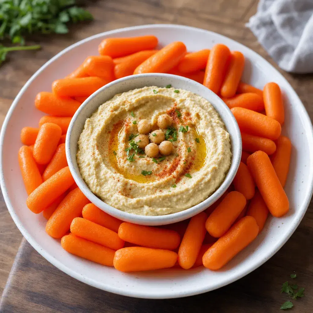 Carrots with Hummus recipe combo