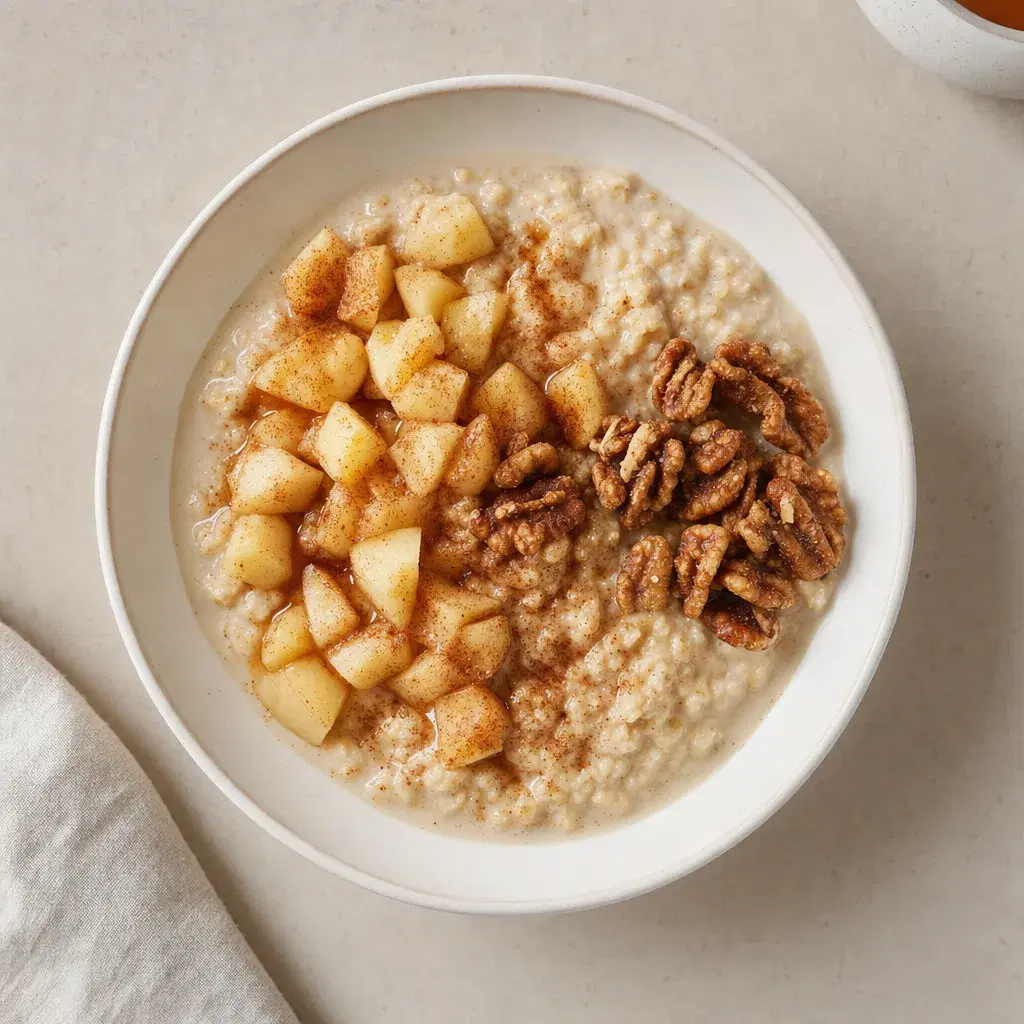 Oatmeal with Apples and Toasted Nuts recipe combo