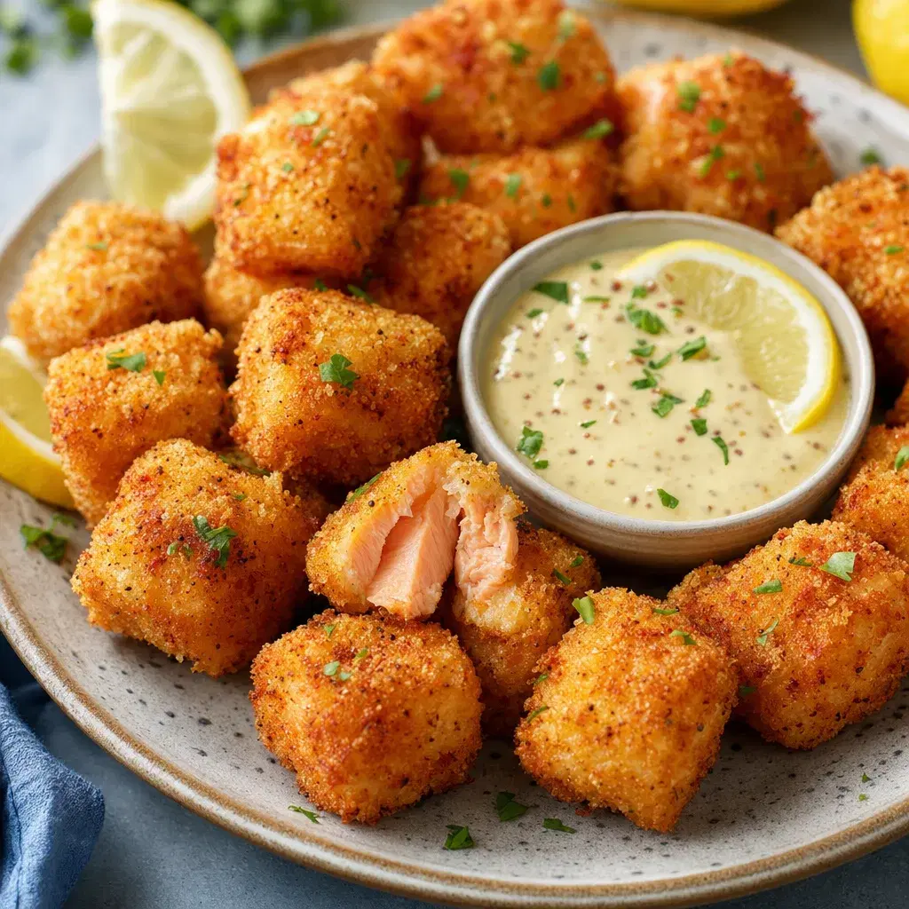 Air-Fried Salmon Bites recipe combo