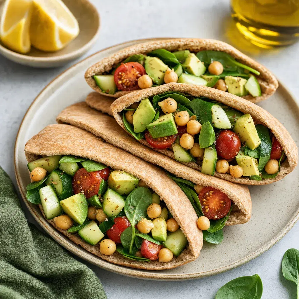 Chickpea Avocado Pitas recipe combo