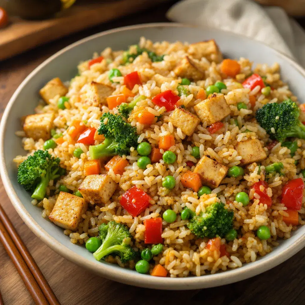 Rainbow Veggie Fried Rice recipe combo