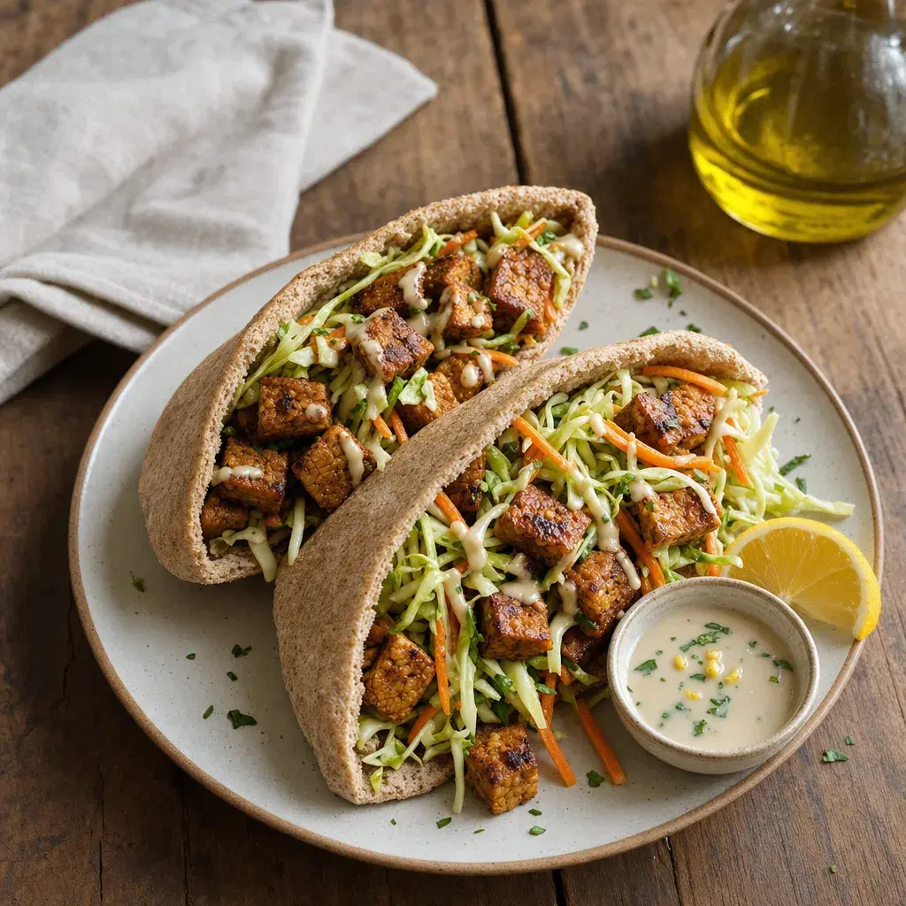 Tempeh Cabbage Pita Pockets recipe combo