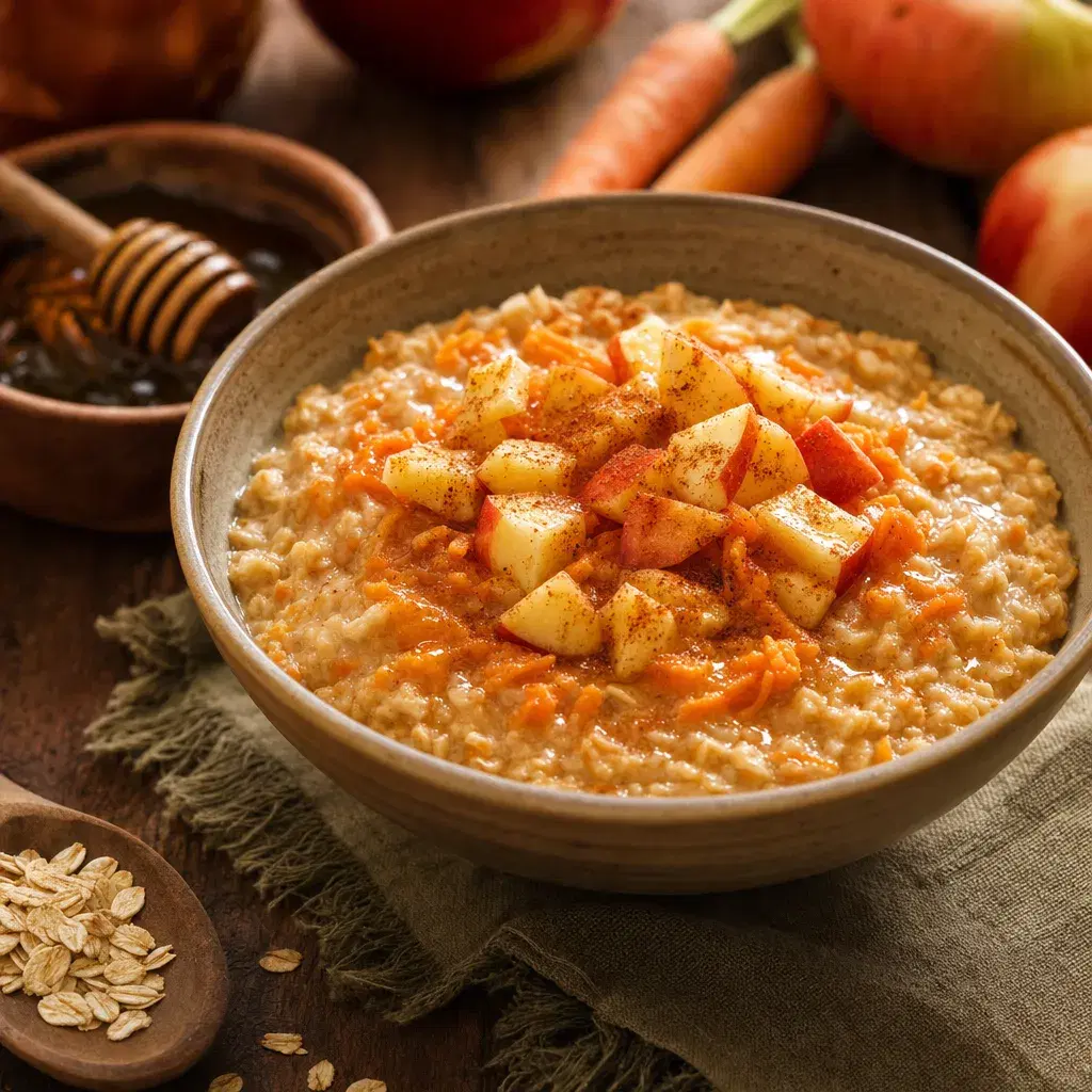 Orchard Apple Carrot Porridge recipe combo