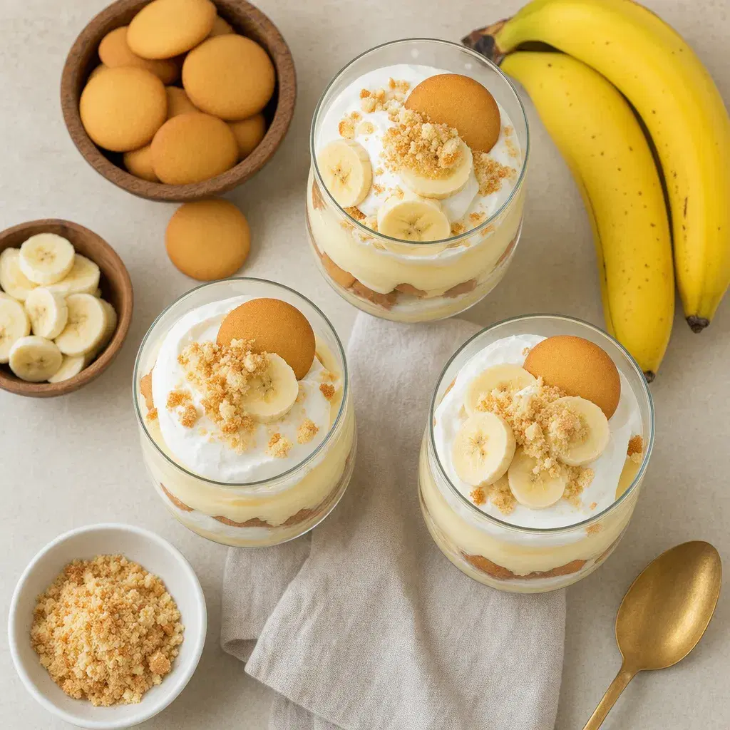 Southern Banana Pudding Parfaits recipe combo