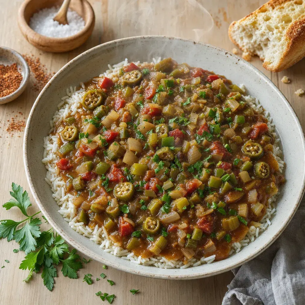 Okra and Vegetable Gumbo recipe combo