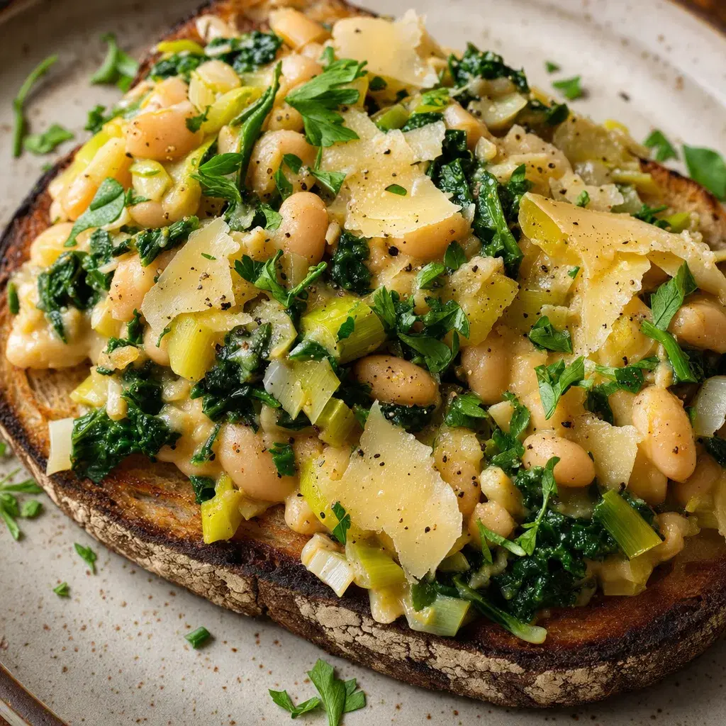 Green Garden Beans on Toast recipe combo