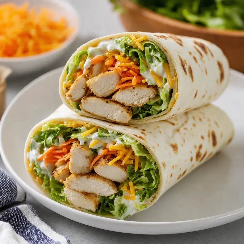 Ranch Chicken Wraps recipe combo