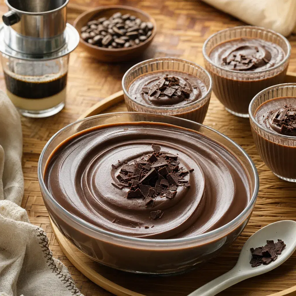 Vietnamese Coffee Chocolate Pudding recipe combo