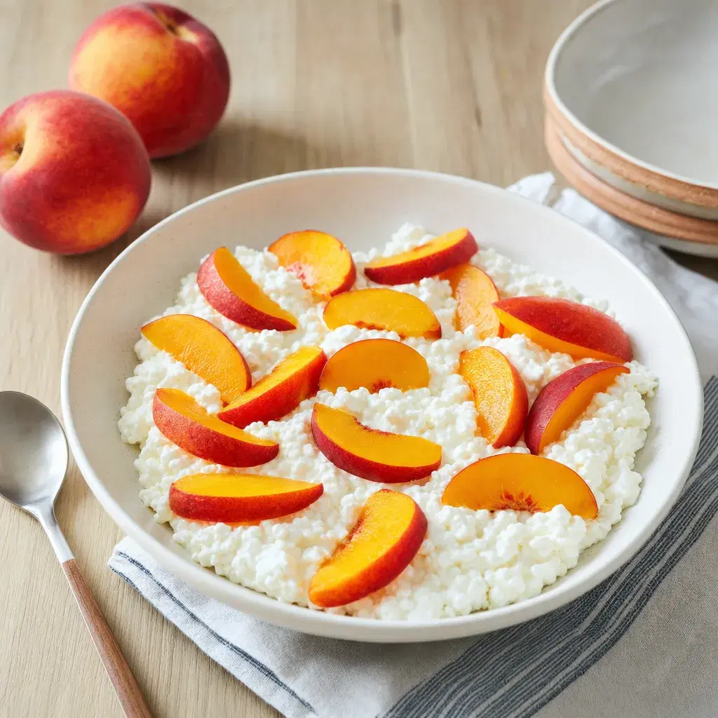 Cottage Cheese Peaches recipe combo