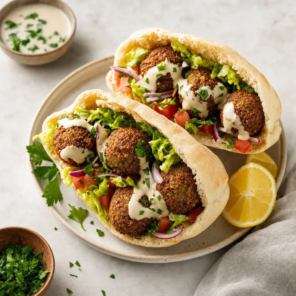 Falafel Pita recipe combo