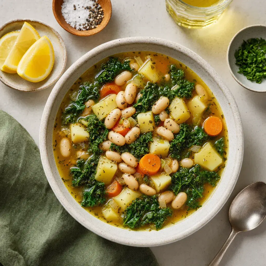 White Bean Kale Potato Soup recipe combo