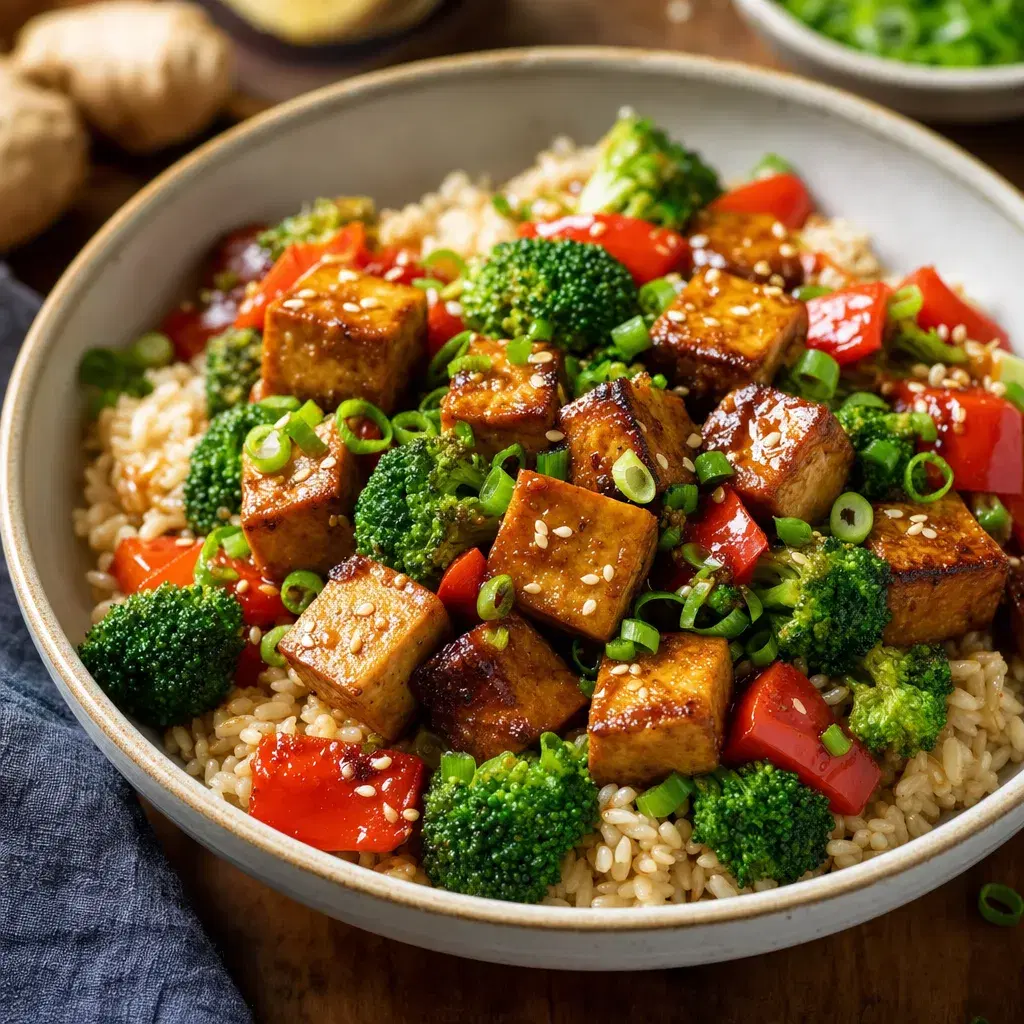 Tofu Broccoli Rice Bowls recipe combo