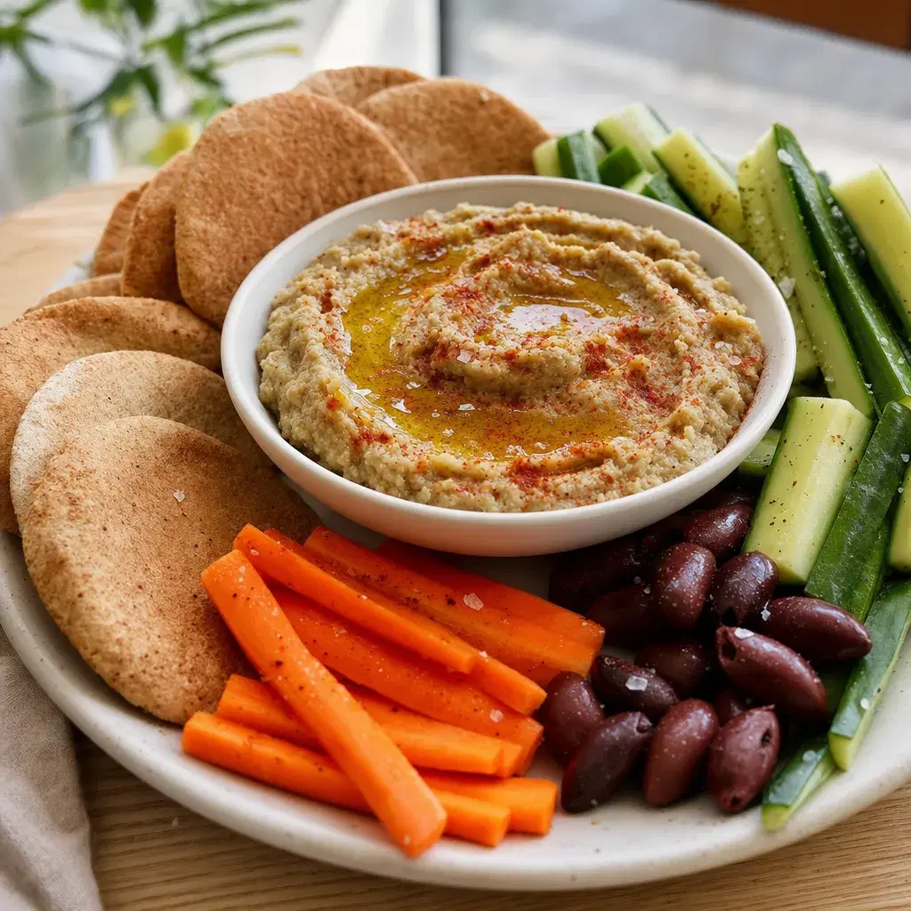 Eggplant White Bean Mezze Spread recipe combo