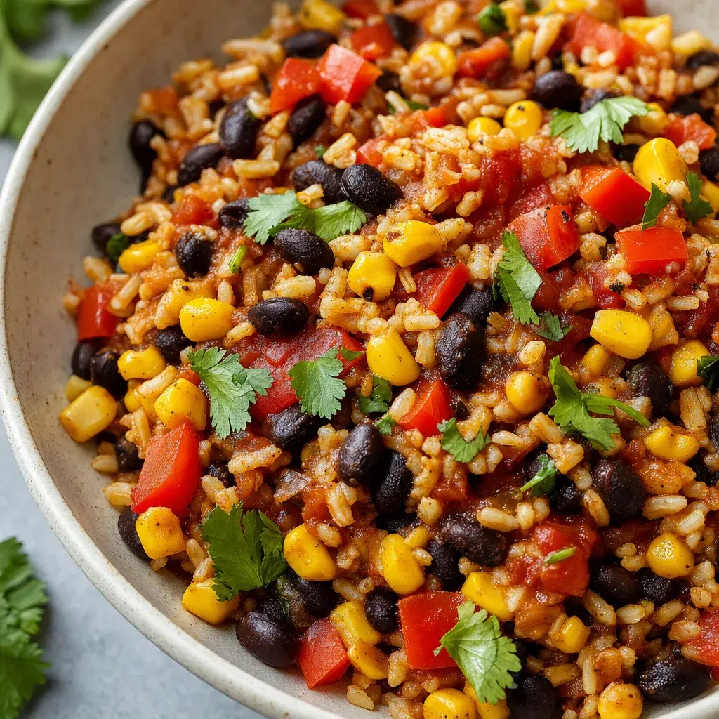 Black Bean Rice Bowl recipe combo