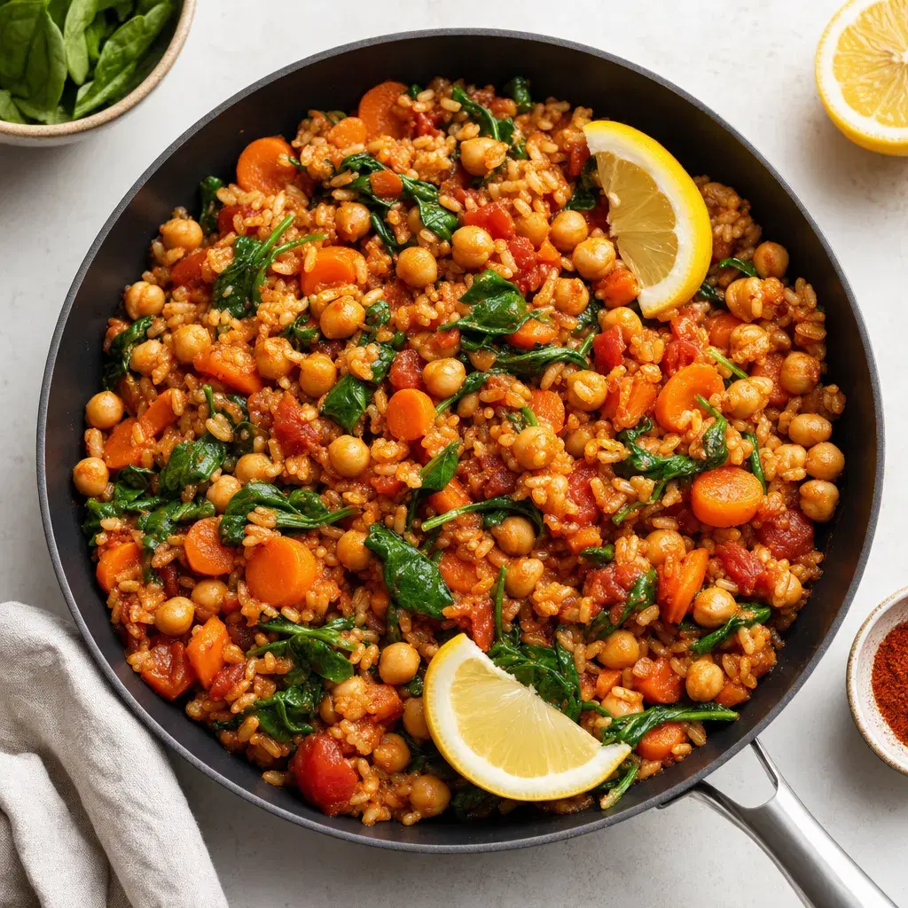 Smoky Chickpea Carrot Rice Skillet recipe combo