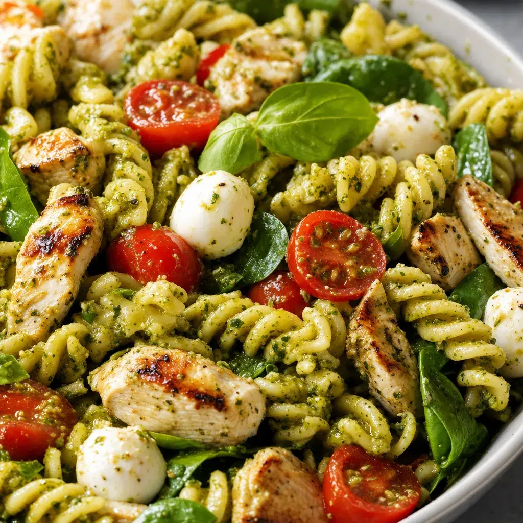 Chicken Pesto Pasta Salad recipe combo