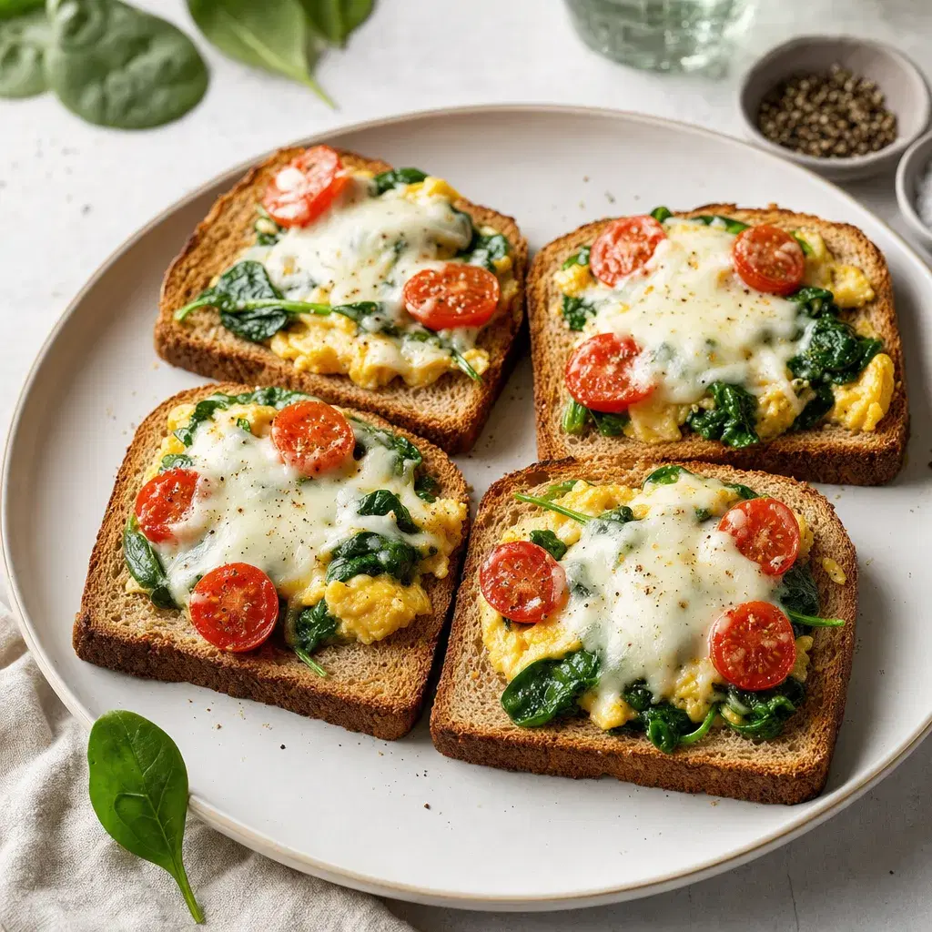 Spinach Egg Toasts recipe combo