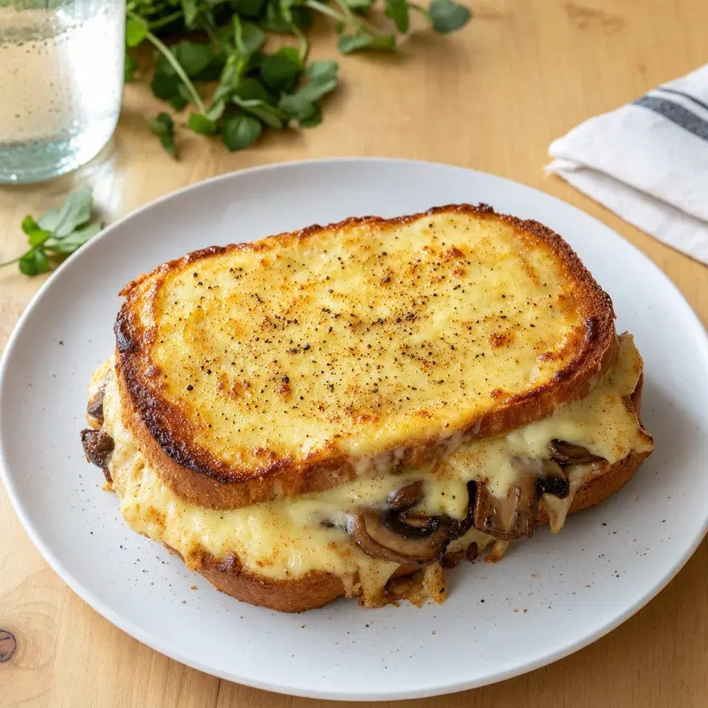 Croque Monsieur with Mushrooms recipe combo