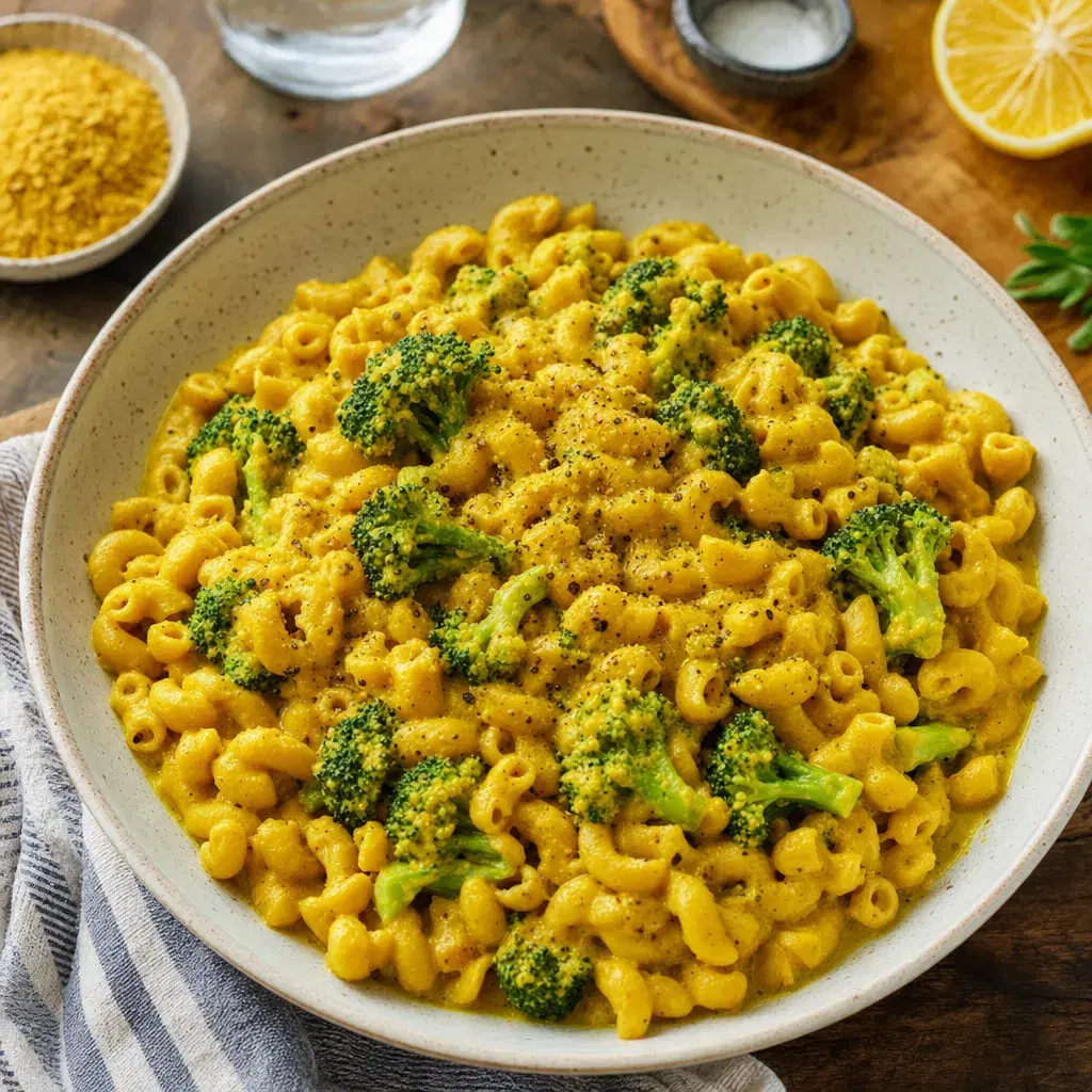 Golden Turmeric Mac with Broccoli recipe combo
