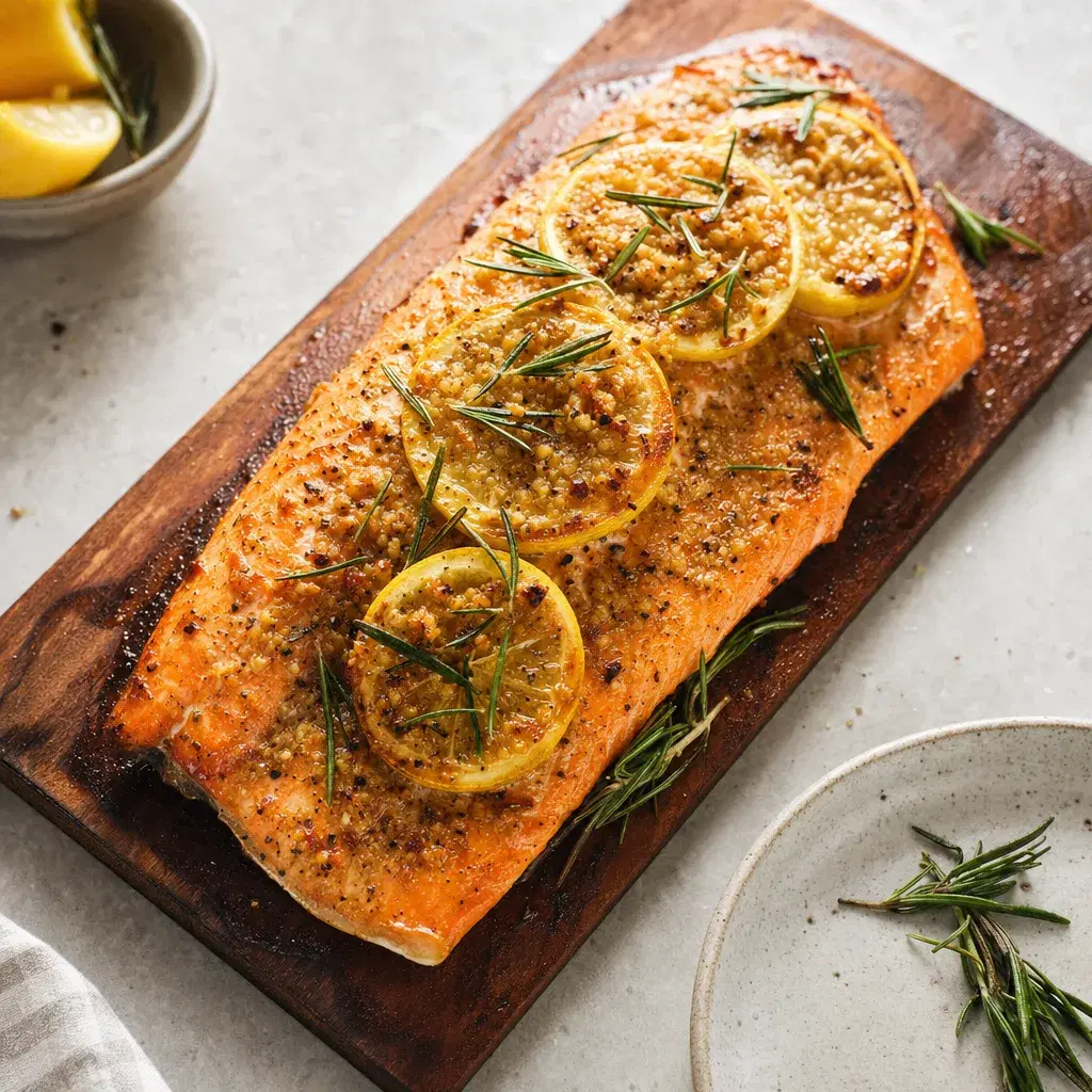 Grilled Cedar Plank Salmon recipe combo