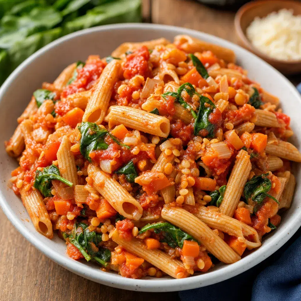 Lentil Tomato Pasta recipe combo