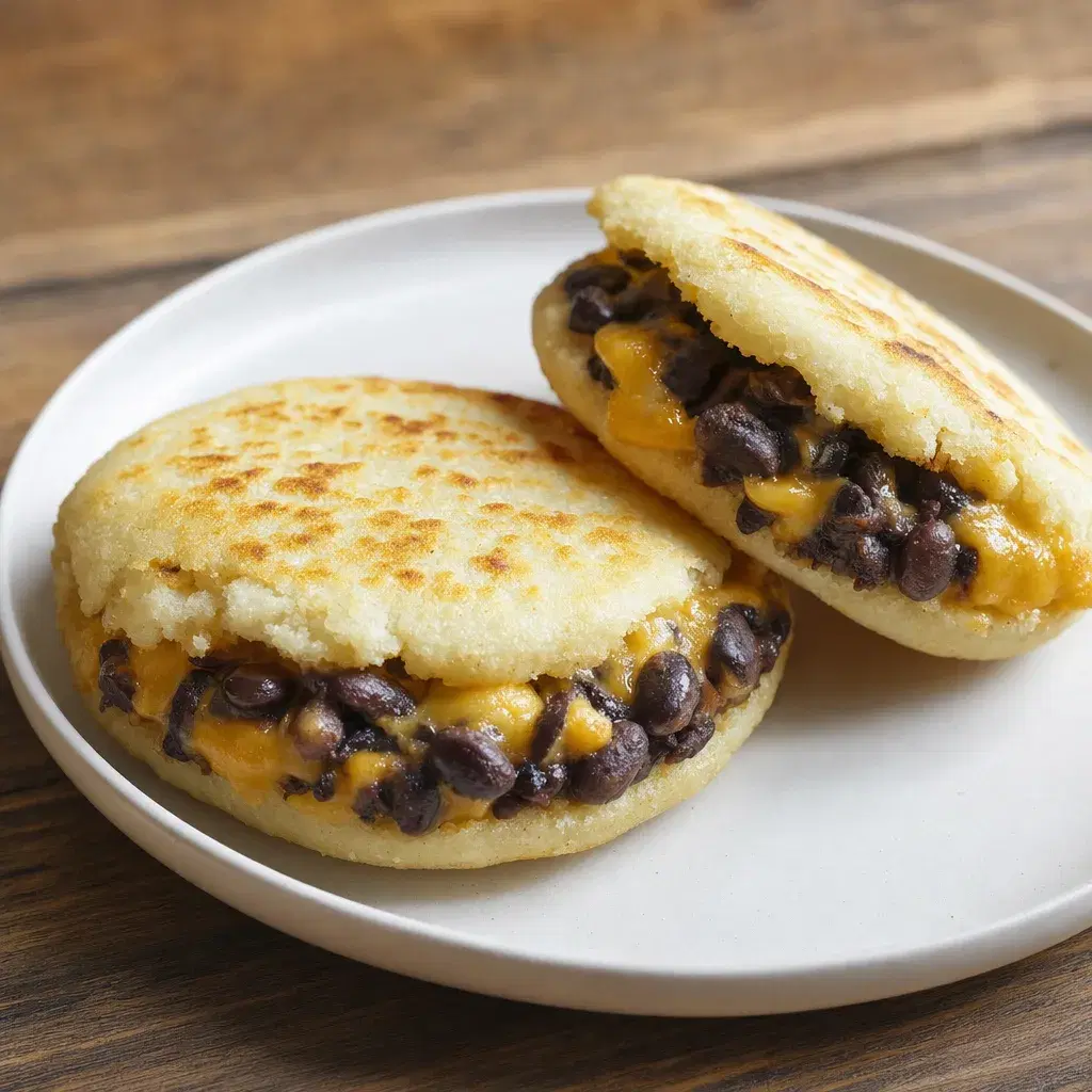 Arepas with Black Beans and Cheese recipe combo