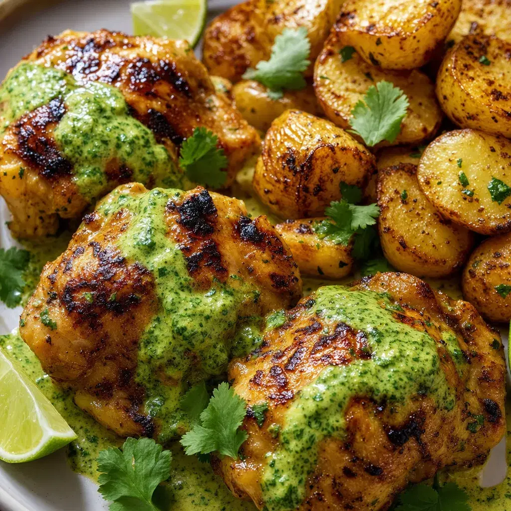Peruvian Green Sauce Chicken recipe combo
