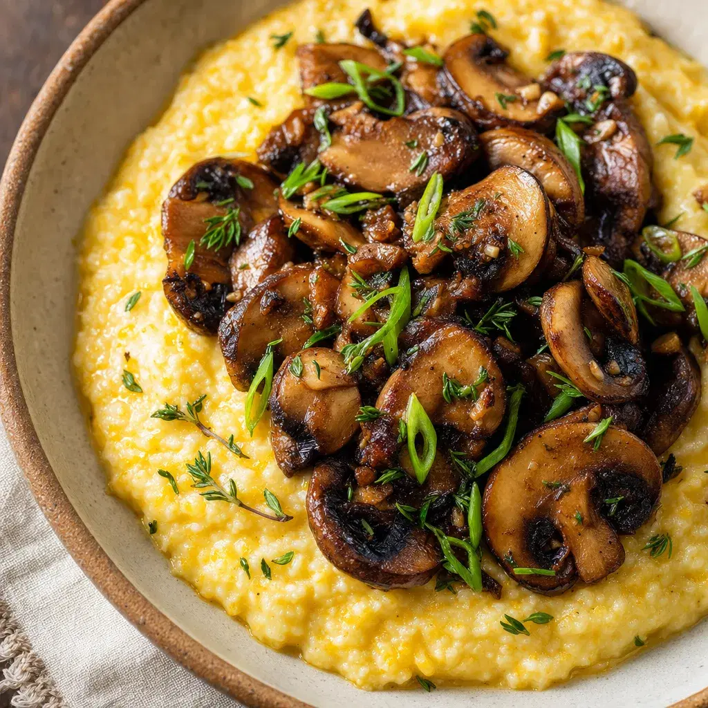 Mushrooms and Grits recipe combo