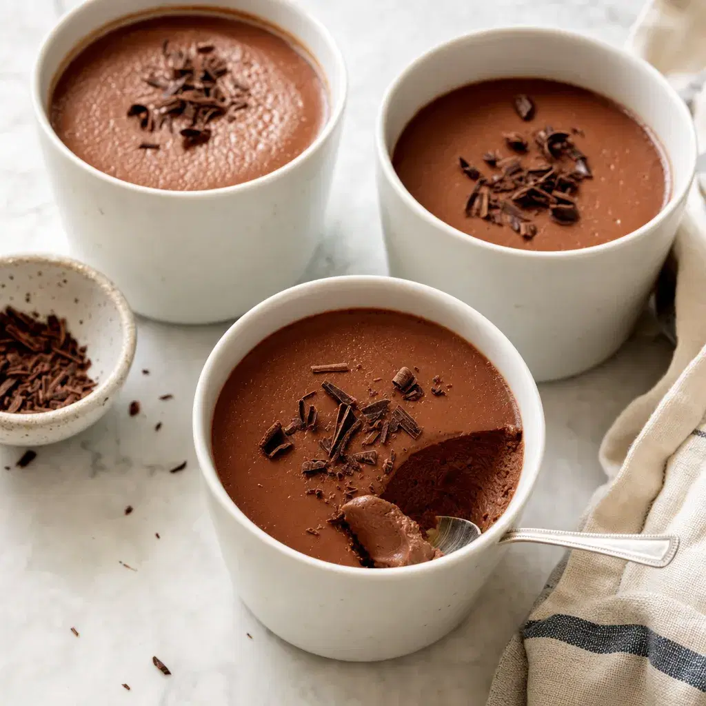 French Chocolate Pots de Creme recipe combo